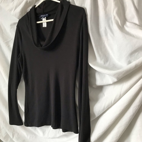 Jones New York. Black cowl neck. Women’s size large. - Picture 5 of 6